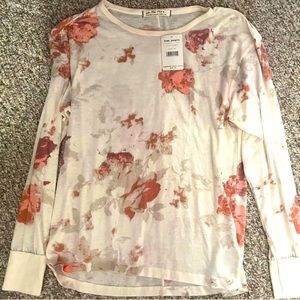 Free People floral shirt